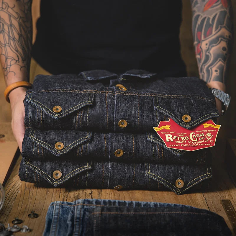Jaqueta Jeans Vintage Masculina Harttman JQT30